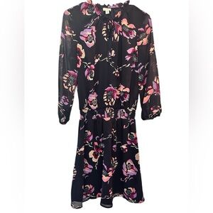 J. Crew navy floral dress size XS